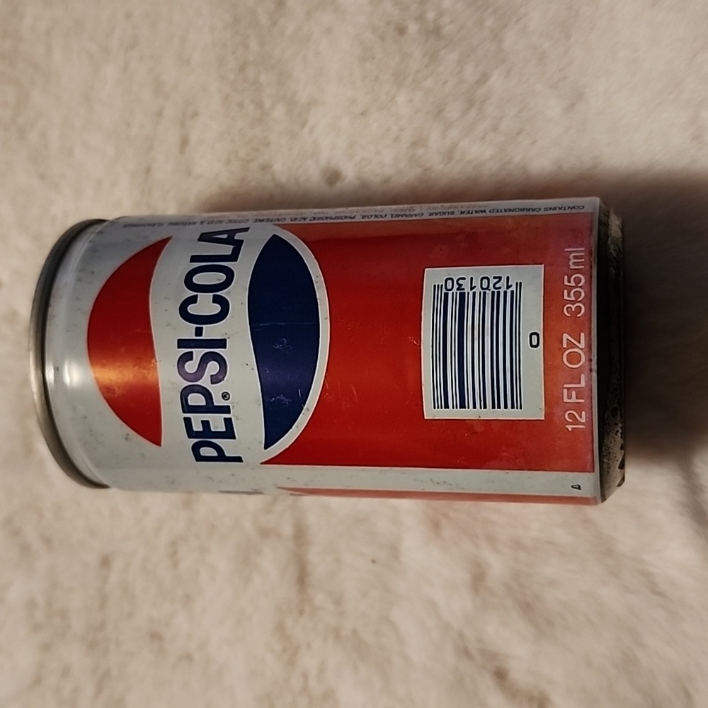 PEPSI-COLA  TIN CAN  VINTAGE.